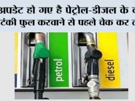 Petrol-Diesel Price Today