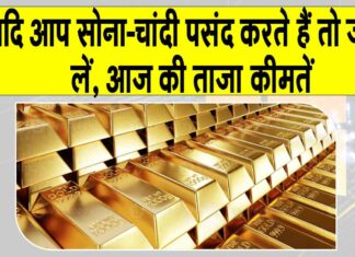 Gold-Silver Price Today