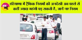 Haryana Traffic Rules