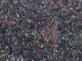 Trump protests US