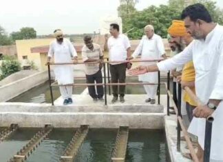 शिकायत पर एसई-एईएन ने किया वाटर वर्क्स का निरीक्षण Hanumangarh News