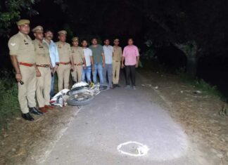 पुलिस मुठभेड़ में दो चैन लुटेरे घायल, चेकिंग के दौरान पुलिस पर फायरिंग Bulandshahr News