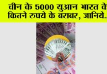 Chinese Yuan Or Indian Rupee