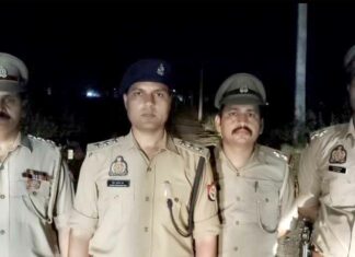 मोदीनगर पुलिस मुठभेड़ में 32 मामलों में वांछित लुटेरा गिरफ्तार Ghaziabad