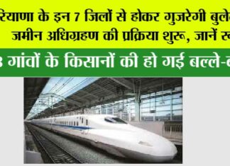 Haryana Bullet Train