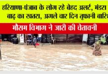 Haryana Punjab Weather Alert