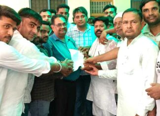 तहसील मुख्यालय पर गरजे कलस्यान गुर्जर खाप के युवा Kairana News