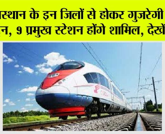 Rajasthan Bullet Train