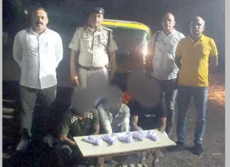 मकान में चोरी करने के मामले में पांच आरोपियों को किया गिरफ्तार Bhiwani News