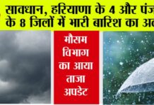 Haryana Punjab Weather Alert