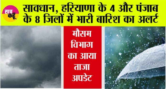 Haryana Punjab Weather Alert