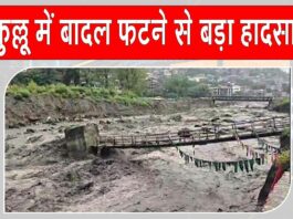 Kullu cloudburst news
