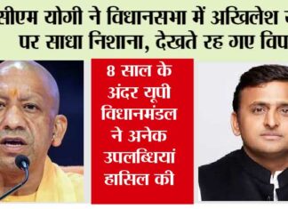 सीएम योगी ने विधानसभा में अखिलेश यादव पर साधा निशाना, देखते रह गए विपक्ष Lucknow