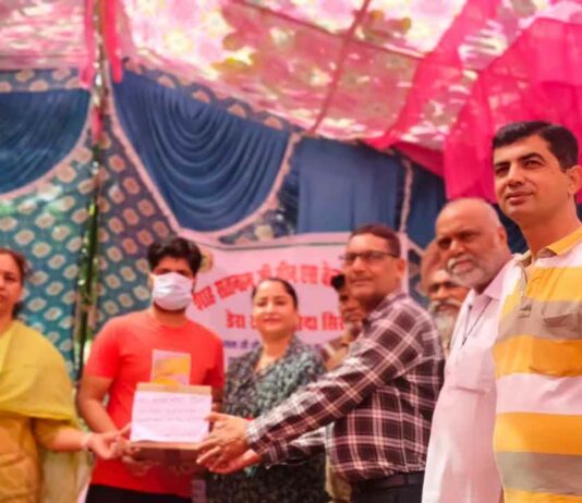 Suratgarh: टीबी के मरीजों को साध सँगत ने वितरित की 100 पौष्टिक आहार किट Suratgarh News