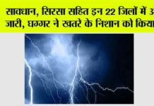 Haryana Weather Alert