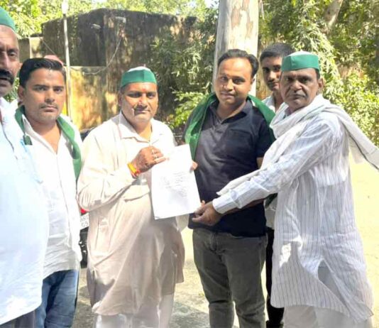 भाकियू के कैराना ब्लॉक उपाध्यक्ष बने मजहर खान Kairana News