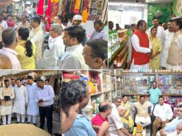 मंत्री कृष्ण बेदी ने मार्केट में जाकर दी जीएसटी सुधारों की जानकारी, व्यापारियों से मिले मंत्री Kaithal News