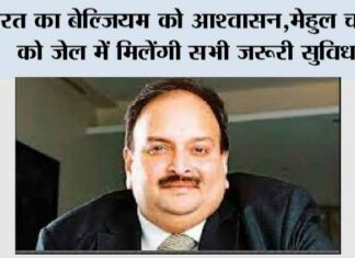 भारत का बेल्जियम को आश्वासन, मेहुल चोकसी को जेल में मिलेंगी सभी जरूरी सुविधाएं New Delhi
