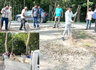 सेवा पखवाड़ा के अंतर्गत कलेसर नेशनल पार्क में चलाया गया स्वच्छता अभियान Pratap Nagar News