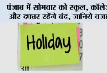 Punjab Holiday