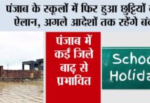 Punjab School Holiday