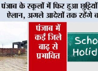 Punjab School Holiday
