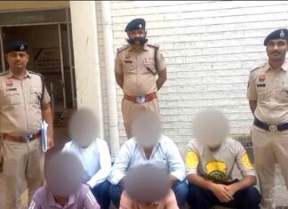 मारपीट कर धमकी देकर हवाई फायर करने के मामले में पांच आरोपी गिरफ्तार Bhiwani News