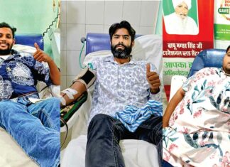 Blood Donated: हिसार के तीन डेरा सेवादारों ने किया रक्तदान, जरूरतमंदों की बचाएगा जान Hisar News