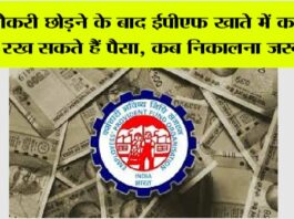 EPFO News: नौकरी छोड़ने के बाद ईपीएफ खाते में कब तक रख सकते हैं पैसा, कब निकालना जरूरी? EPFO News