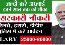 Government Job News: नवंबर में सरकारी नौकरी के सुनहरे अवसर: रेलवे, इसरो, पुलिस और DDA में करें आवेदन Government Job News