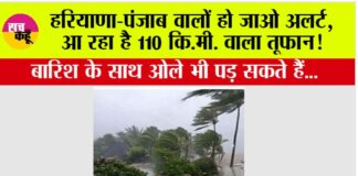 Haryana Punjab Weather Alert: