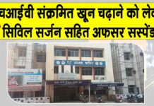 थैलेसीमिया पीड़ित बच्चों को एचआईवी संक्रमित खून चढाने को लेकर सिविल सर्जन सहित अन्य अफसर सस्पेंड Jharkhand News