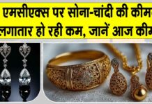 Gold-Silver Price Today: सोने-चांदी की कीमतों की एमसीएक्स पर कमजोर शुरुआत Gold-Silver Price Today