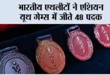 Asian Youth Games: भारतीय एथलीटों ने एशियन यूथ गेम्स में जीते 48 पदक Asian Youth Games