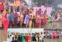 Chhath Puja: शुकतीर्थ में श्रद्धा और आस्था के संग मनाया गया छठ पर्व Muzaffarnagar News
