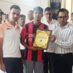 कांस्य पदक विजेता आसित को कलक्टर-एसपी ने किया सम्मानित Hanumangarh News