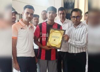 कांस्य पदक विजेता आसित को कलक्टर-एसपी ने किया सम्मानित Hanumangarh News