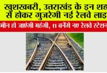 Uttarakhand Railway News