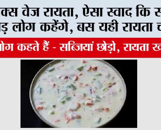 Veg Raita Recipe