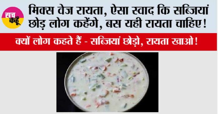 Veg Raita Recipe