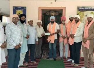 नए भवन निर्माण के लिए आर्थिक सहयोग प्रदान किया Hanumangarh News