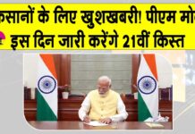 PM Kisan 21st Installment: खुशखबरी! किसानों के खातों में इस दिन आएगी पीएम किसान योजना की 21वीं किस्त, 11 करोड़ किसान होंगे लाभान्वित PM Kisan Yojana