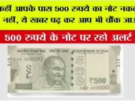 500 Notes Alert: कहीं आपके पास 500 रुपये का नोट नकली तो नहीं, ये खबर पढ़ कर आप भी चौंक जाओगे 500 Notes Alert