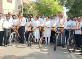 साइकिलिंग की जिला स्तरीय प्रतियोगिता में कर्म, हेमंत, जय, खुशप्रीत, चैतन्य व गीतांशु प्रथम Hanumangarh News