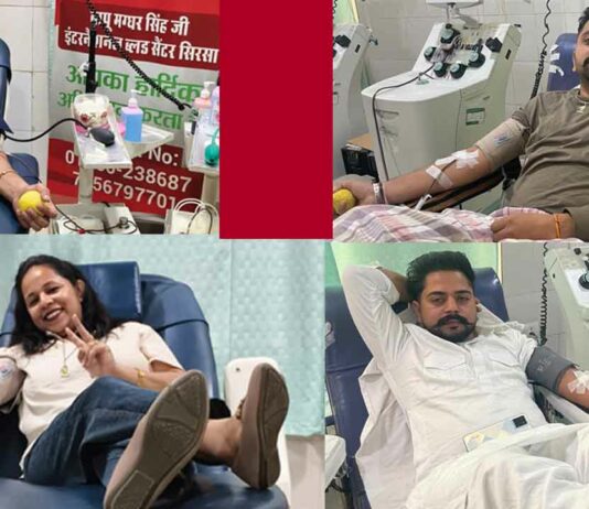 डबवाली के इन सेवादारों ने ये महान कार्य करके मनाई एमएसजी अवतार महीने की खुशी Dabwali News