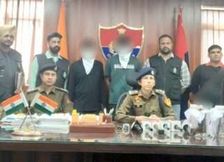 पुलिस ने दबोचे दो इनामी बदमाश, दो अवैध पिस्तौल व जिंदा कारतूस बरामद Dabwali News