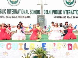 बाल दिवस पर डीपीआईएस में हुआ दोस्ताना वॉलीबॉल मैच आयोजित Firozabad News