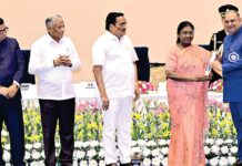 हिसार के हरियाणा कृषि विश्वविद्यालय को महामहिम राष्ट्रपति ने छठे राष्ट्रीय जल पुरस्कार से किया सम्मानित