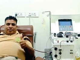 Hisar: देर रात जरूरतमंद मरीज को हिसार के डेरा श्रद्धालु ने किए प्लेटलेट्स दान Hisar News