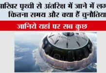 आखिर पृथ्वी से अंतरिक्ष में जाने में लगता है कितना समय और क्या हैं चुनौतियां? How far from Earth is considered space